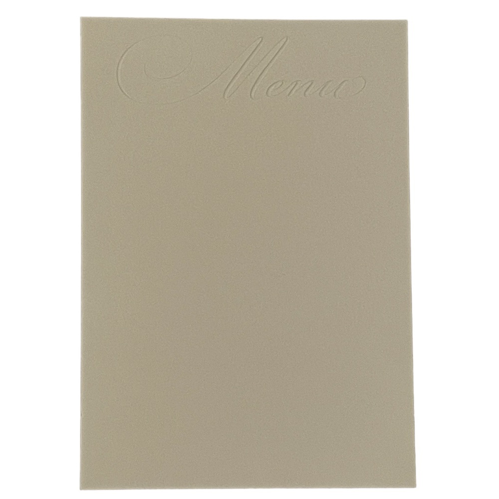 Paper Source 20 Menu Embossed Imprintable Cards In Superfine Soft White